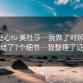 关于糖心tv 美杜莎…我做了对照实验：我总结了7个细节…我整理了证据链