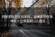 网曝黑料王在线黑料，劲爆真相惊爆，神秘人丑闻真相让人瞠目