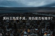 黑料王热度不减，背后是否有推手？