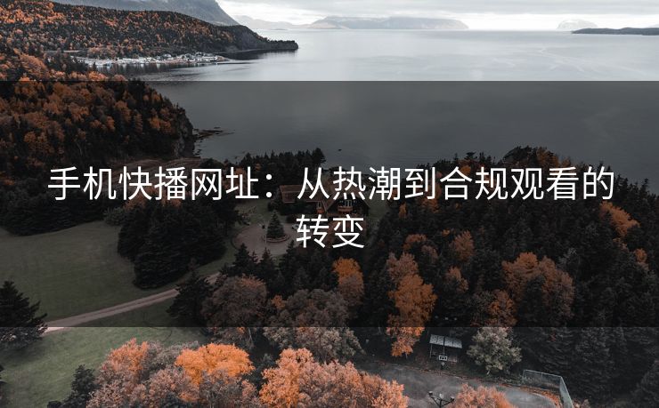 手机快播网址：从热潮到合规观看的转变